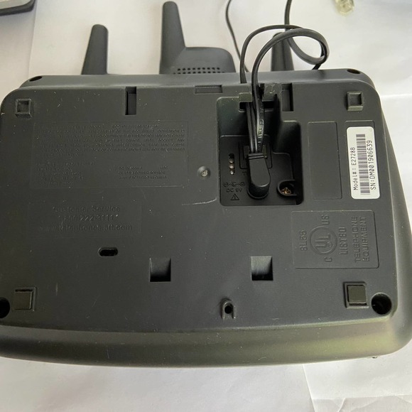 AT&T E2728B Telephone Digital Answering System 2.4GHz Caller ID/Waiting Tested - Picture 6 of 9